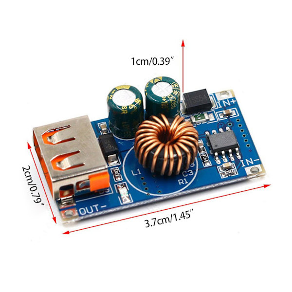 Dc-dc Buck-step Down-modul 12v 24v til Qc2.0 Qc3.0 Usb-opladermodul til telefon
