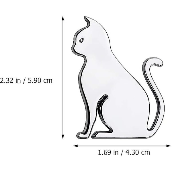2 Dekorative Bilstikker, Kattmønster, Unik Bilsticker, Bilsticker