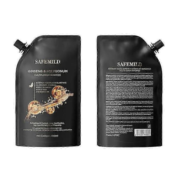 Ginseng Polygonum -shampoo, ravitseva hiustenhoito