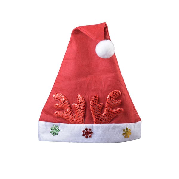 Mini Kid Adult Antler Pattern Gift Container Hat Christmas Tree Party Ornament