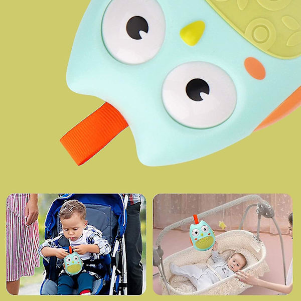 Roly Poly-leke - Uglet Weeble Wobble-leke for babyer 3 til 12 måneder (beste gave til barn)