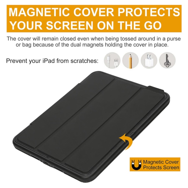 Tungt stötsäkert defensivt case Smart cover för Ipad 2 3 4 Mini Air 9,7"