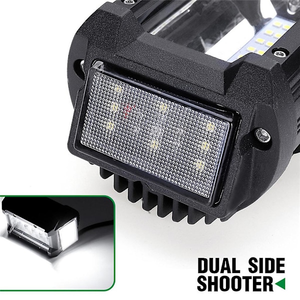 4 tommers arbeidslys Spot Flood Led lysstang Reverseringslampe 108w for bil