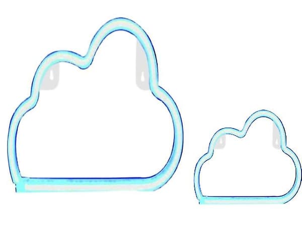 2 stk. Cloud Neon Modeling Lights Kreative Romvegg Dekorative Lys