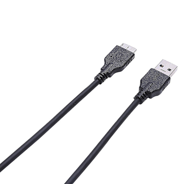 2x USB 3.0 Power Data Sync Laddningskabel för Toshiba Hårddisk