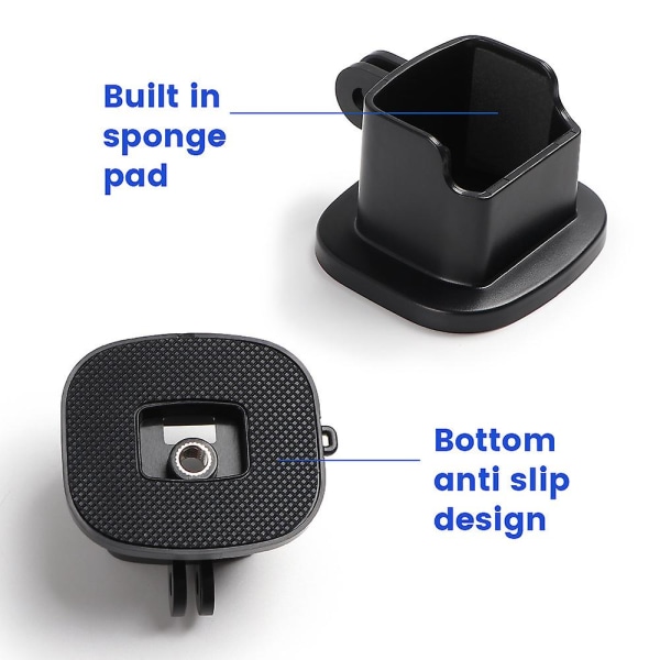 Förlängd adapterbas stativbas för Osmo Pocket 3 Handheld Gimbal Action Camera, halkfri kameramonteringstillbehör