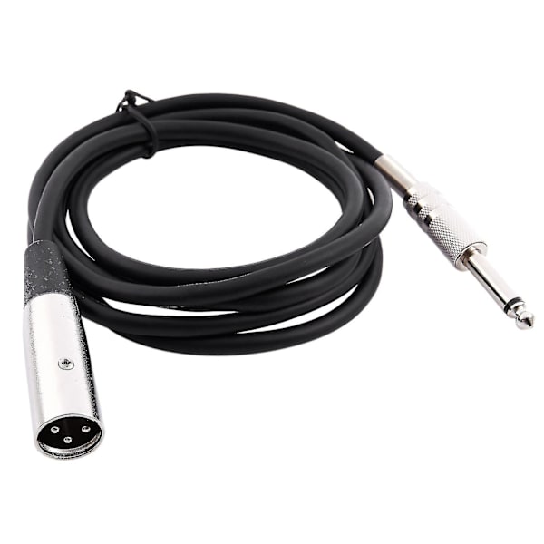 XLR 3-polet stik til 6,35 mm 1/4 tommer han-kabel 1,8 meter (ca. 6 fod)