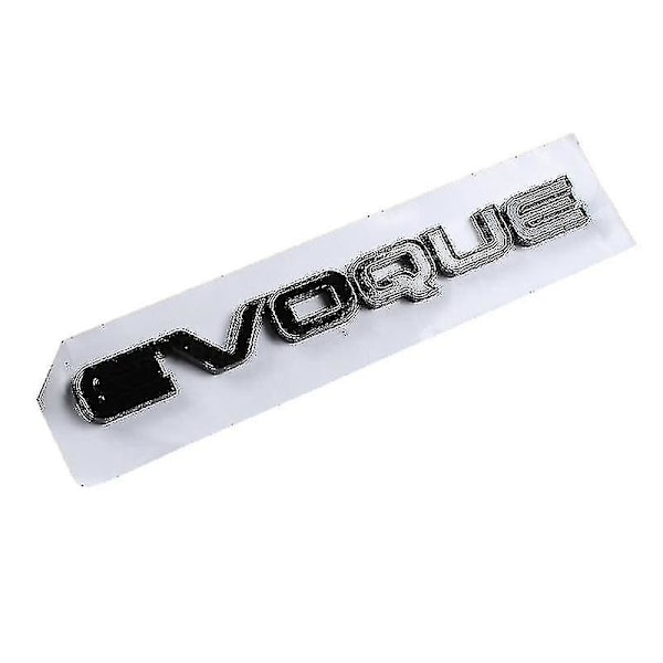 3D ABS Musta Auton Takaluukun Evoque-Logo Velar-Merkki Vogue Se-Kirjaimet Emblem Range Rover Sport L322 L320 L494 Tarra Tarvikkeet Kb evoque glossy black