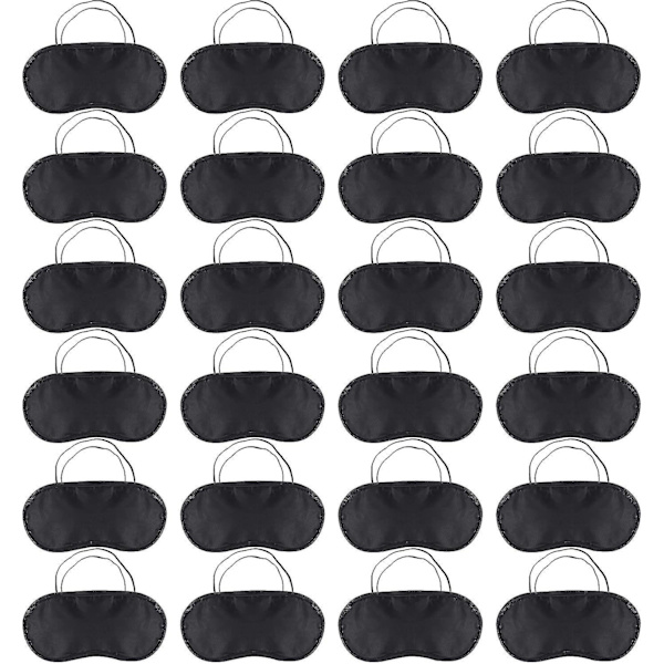 24-pack sovmask, mjuk ögonbindel för resor, bekväm