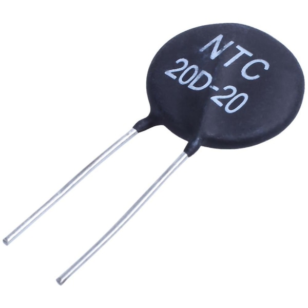 20d-20 Ntc termistor for begrensning av innkoblingsstrøm av strømforsyning Cfl, svart