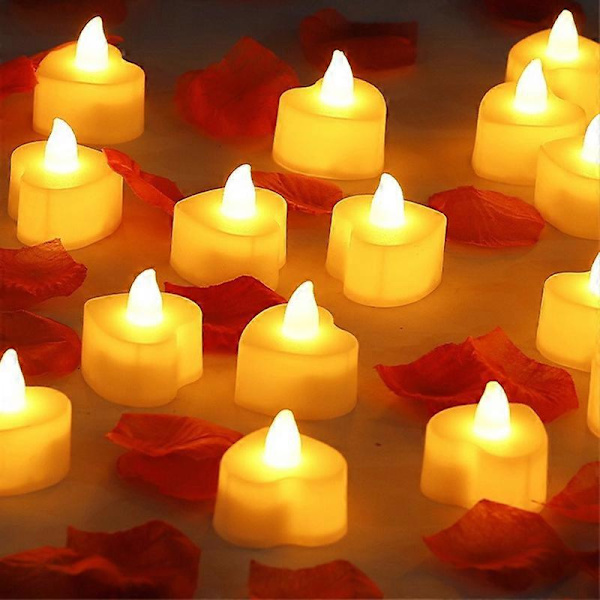 24 st Flameless LED-te ljus med flimmer Batteridrivna Bröllop UK