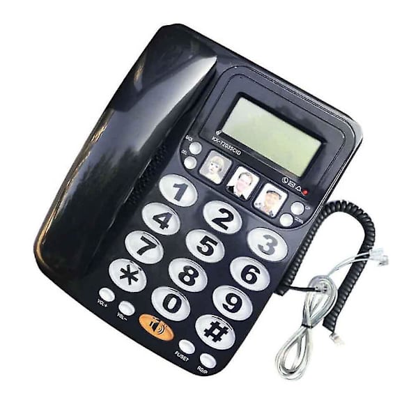 Kx 2035cid Ledningstelefon Kontor Opkalds-ID Mini Bærbar Stor Knap