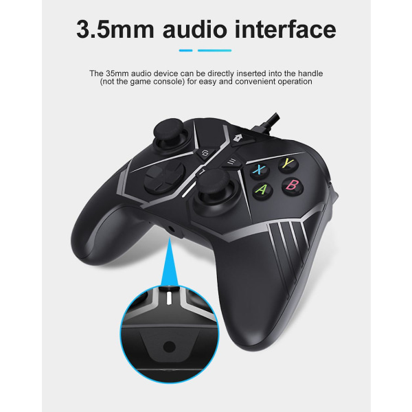 USB-johdotettu ohjain videopelit Microsoft Slim Gamepad Controle Joypad