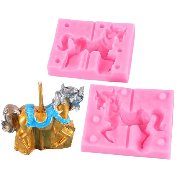 Til kreativ form DIY til ponyformet silikone materiale form chokolade kiks M
