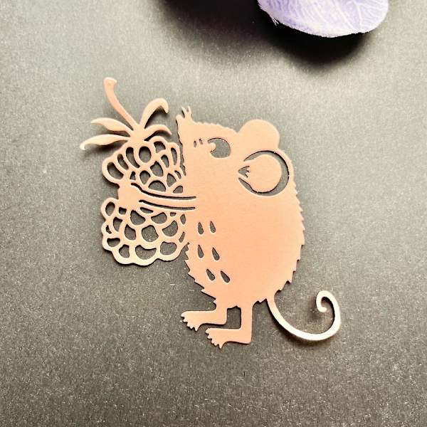 Mus Metal Skæredør Stanse DIY Scrapbooking Dekoration Embossing Papirkort Skabelon