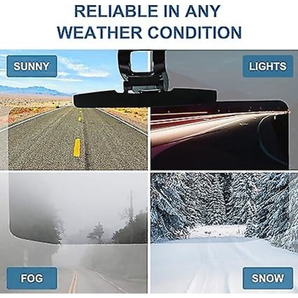 Solskærm Forlængelse, Bilsolskærm Forrude Bilsolskærm Forlængelse Anti-Blænding Solskærm Forlængelse