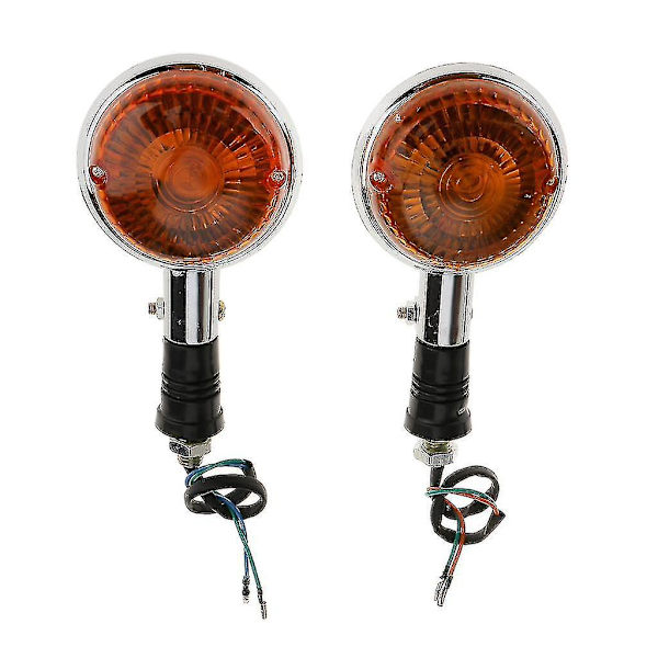 2x Blinklys med gult lys til Yamaha V-max1200 V-star Xvs1100