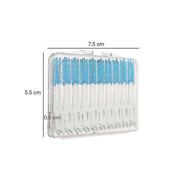 Myk tannrensing Oral Floss Interdental Brush Tannpleieverktøy 20 stk 40 stk 100 stk