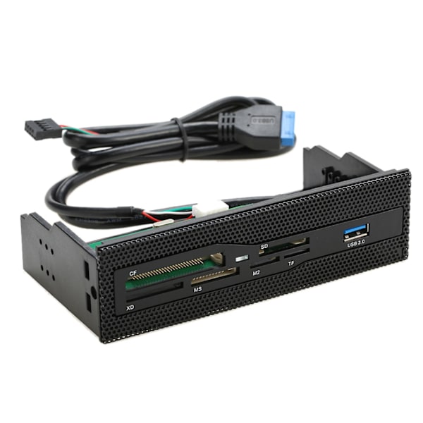 Intern kortläsare för datorns frontpanel USB 3.0 Stödjer M2.mso Sd Ms .xd Cf