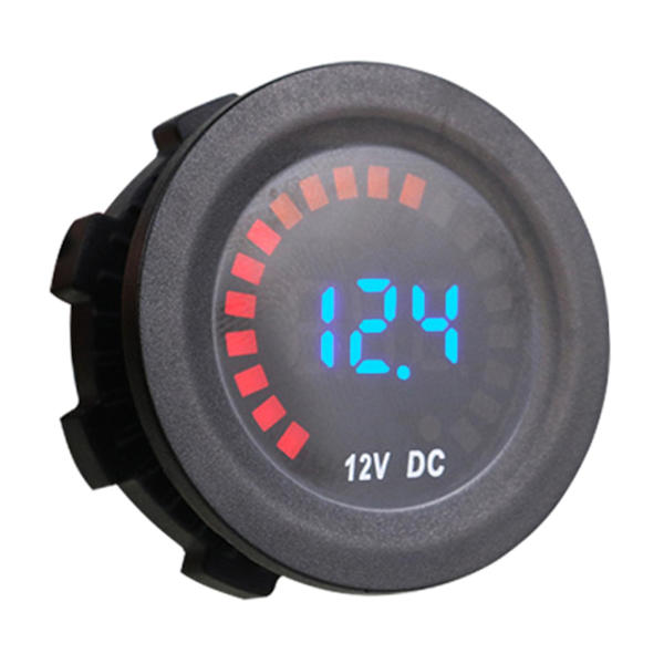 LED Digital Display Voltmeter Bil Motorcykel Spänning Volt Gauge Panelmätare 12V