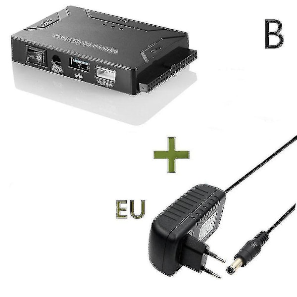 Zilkee Ultra Recovery Converter Usb3.0 Til Sata/ide Harddisk-kabel Disk Adapter Eu Stik