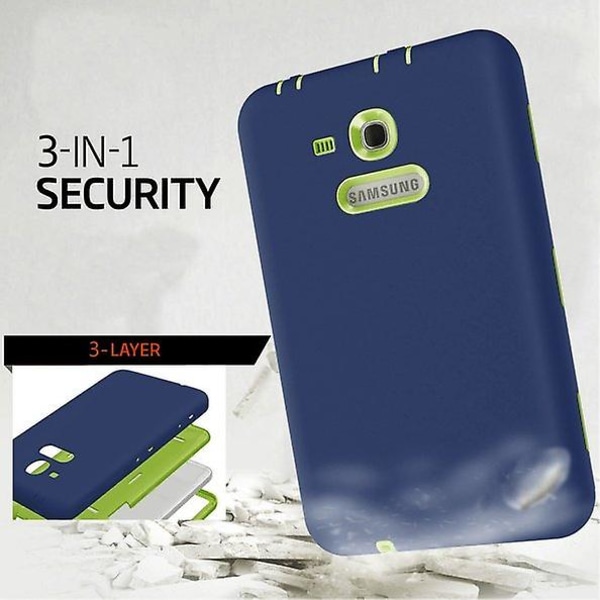 Samsung Galaxy Tab 3 Lite 7.0 T111 Kovakumi Iskunkestävä Case cover Navy