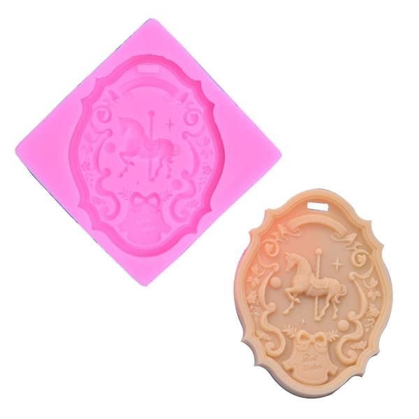 Karusell Fondant Form Kake Silikonform Karusell Kakedekorering