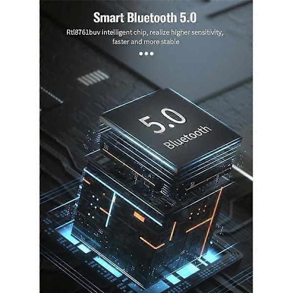 USB Bluetooth Adapter Bluetooth 5.0 Adapter Mus & Tastatur Modtager Hovedtelefon PC Bærbar Audio Modtager