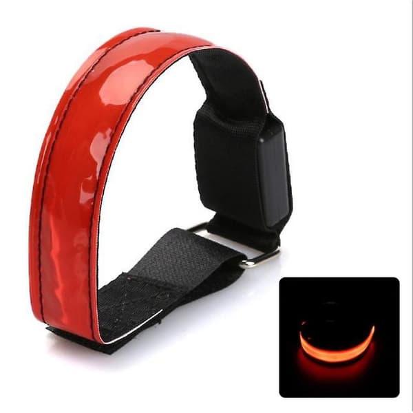 Ny LED-lysende armbåndsko-klips ryggsekk-klips lys multifunksjonell mini sikkerhet