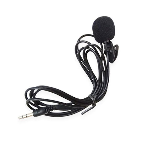 3,5 mm Lavalier-mikrofon Handsfree Mini Wired Collar Clip Mic För Youtube Videoinspelning, Videokonferens, Vloggning