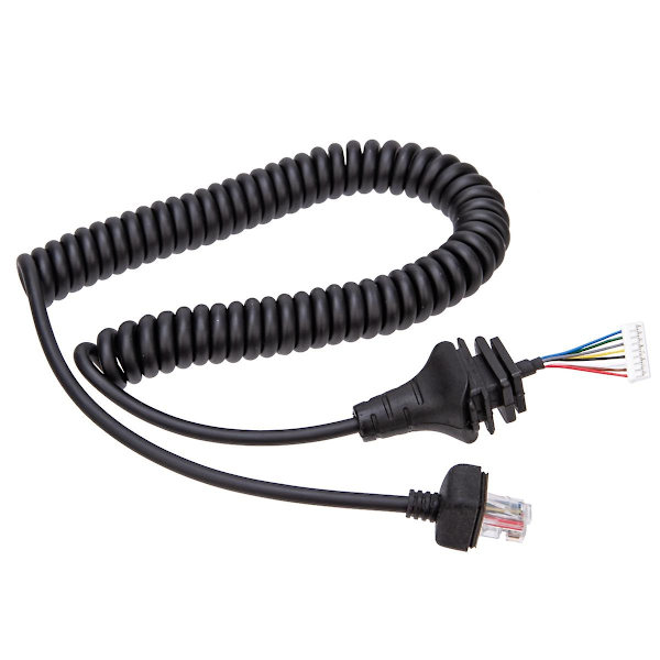 8-stifts HM-152 Handhållen Radiohögtalarmikrofon PU-kabel för ICOM IC-2820H IC2825E Walkie Talkie
