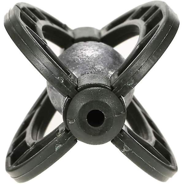 Fiskefiske agn bur inline metode materkurv fiske lokke bur fiske agn kurv holder fiskeutstyr med synk 30g/45g(2 stk, sølv bl