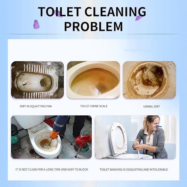 Køkkenudstyr Shuwanjia Toilet Live Oxygen Net Toilet Clean Toilet Spirit Toilet Cleaner Toilet Cleaning Artifact