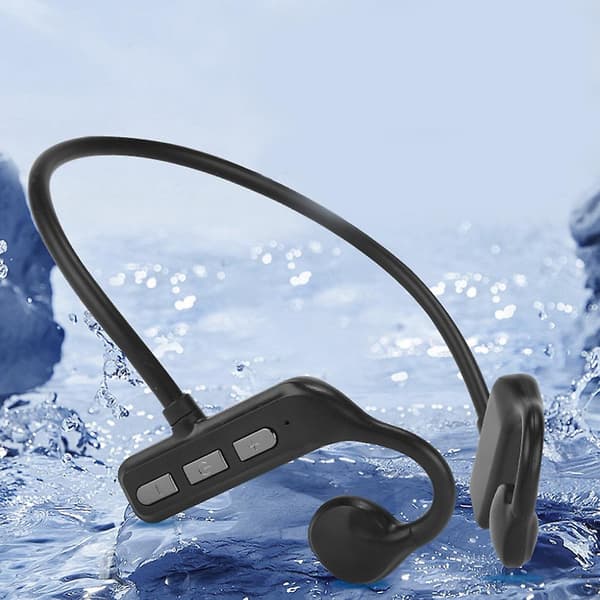 Åpne øre-hodetelefoner med beinledning, vanntett Bluetooth-kompatibelt headset