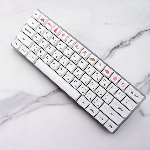 12 taster Xda profil tilpasset tastatur Pbt Dye Sublimeringstaster for Sk61 Tkl87 108