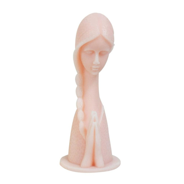 Bön Flicka Fondant Chokladform Aromaterapi Silikon Ljusform Gips
