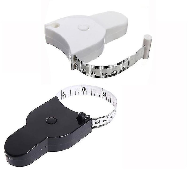 Body Tape Measure - 150cm (60inch), One-handed Use, Compact And Ergonomic Design - Accurate And Comfortable Way To Lose Weight And Work Muscles, 2pcs