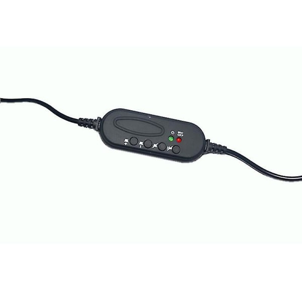 Yksipuoliset USB -johdolliset kuulokkeet Call Center Monaural kuulokkeet säädettävällä mikrofonilla Mykistä äänenvoimakkuuden säätöpainike toimistotietokoneeseen PC kannettavaan tietokoneeseen