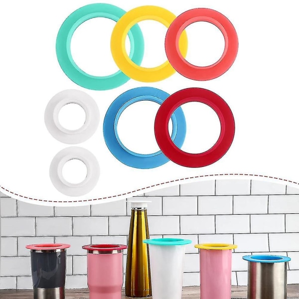 7 stk Tumbler Shields Kompatible med Epoxy Resin Paint, gjør-det-selv Resin Epoxy Kit B
