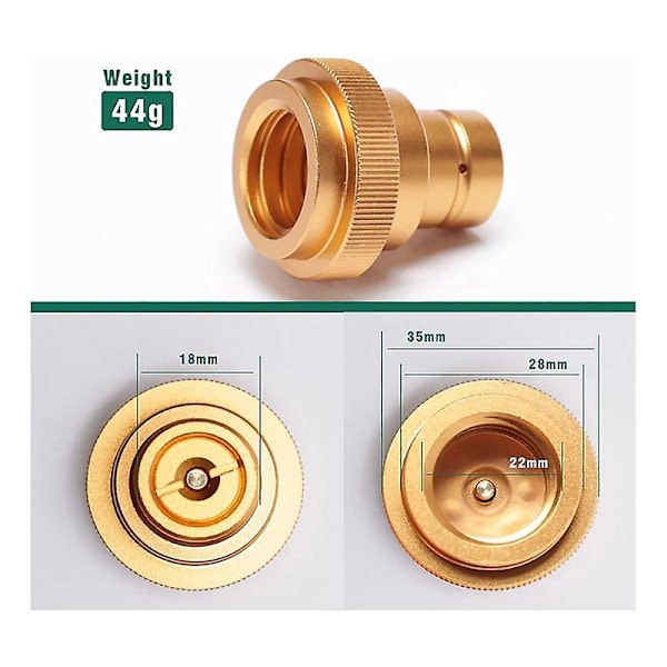 CO2-adapter med Duo/Terra/Art Maker-forbindelse til CO2-cylinder med TR21-4 han-gevind Sodavandsapparat