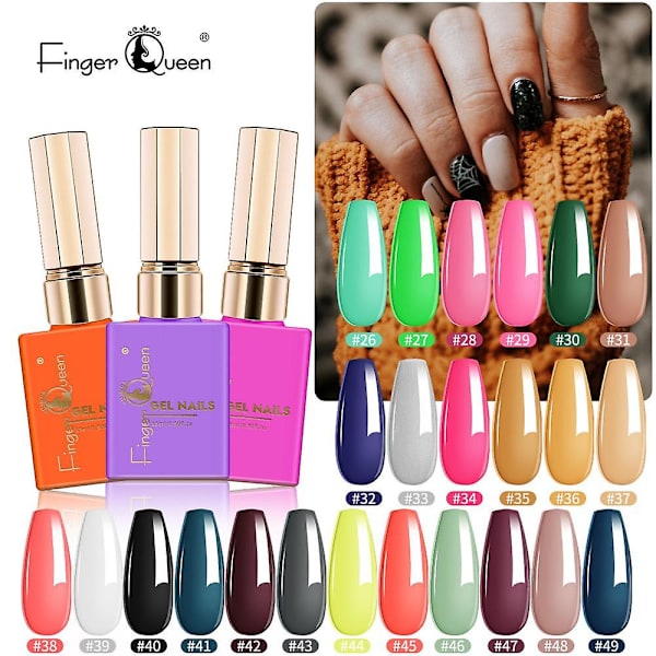 94 Färger Nagelgellack 15 Ml Ny Ankomst Soak Off UV LED Gellack