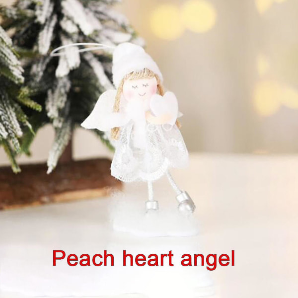 Ny hvit julepynt dekorere juletre Cloud Angel anheng