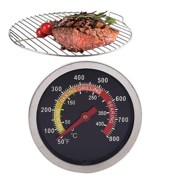 Grilltermometer för grill, ugn och rök