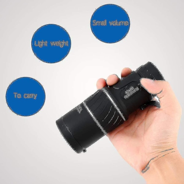 Monocular Hd 40 X 60 Telescope - Day and Night Vision - For Jakt