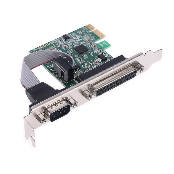 Ax99100 1p1s Rs232 Seriell Parallell Port Db25 25pin Pcie Riser Card Pci-e Express Converter