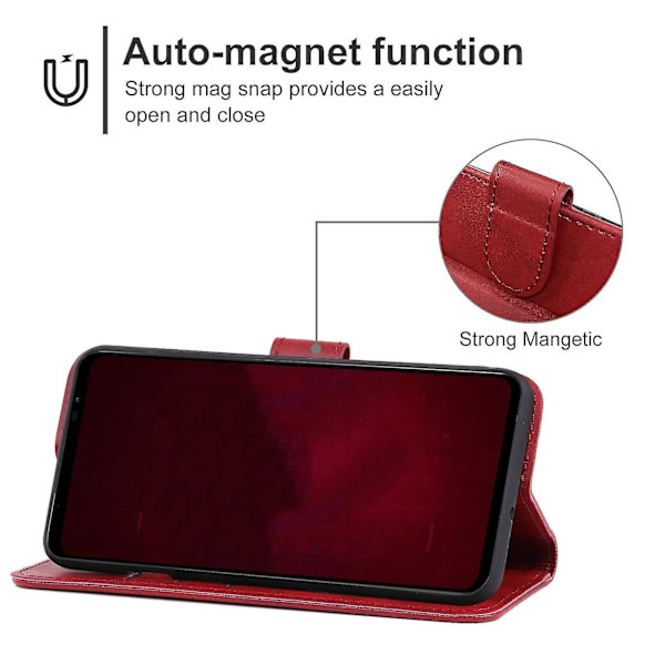 For Asus Rog Phone 6 Læder Telefon Etui