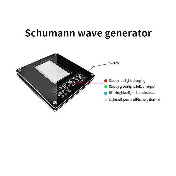 7,8 Hz Schumann-vågor Ultralågfrekvent pulsgenerator Sömnförbättrare Schumann-vågor Generator-si