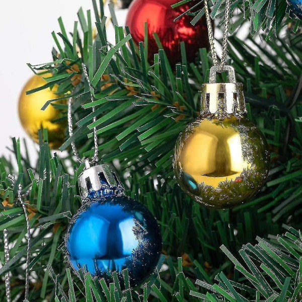 22 tuuman pöytäjoulukuusi minikeinotekoinen joulukuusi, jossa 30 led-valoa ja 24 kpl joulua