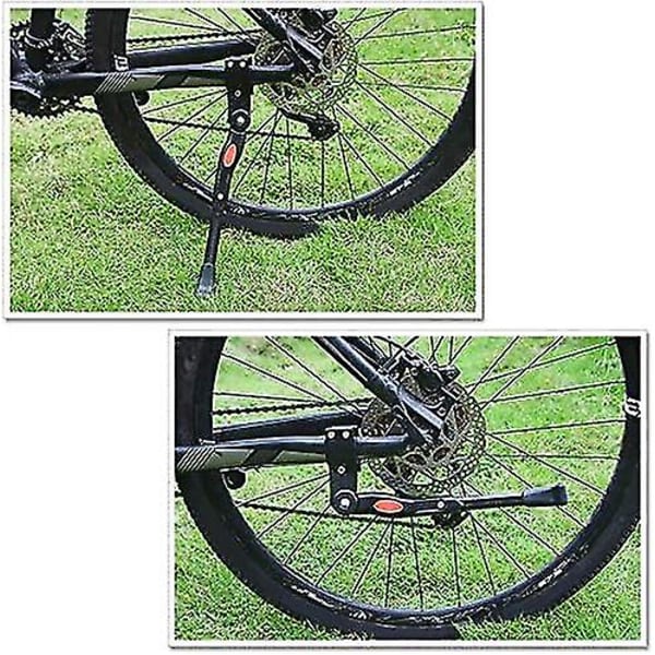 1 Fjellsykkel Aluminium Støttefot Brakett Parkeringsstativ Kickstand Bil Stige Sykkel Enkelt Støtte Aluminium Støtte