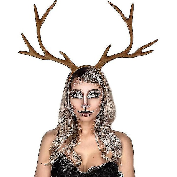 Julehjort Gevir Hodebånd Justerbar Rein Gevir Elg Cosplay Chumian
